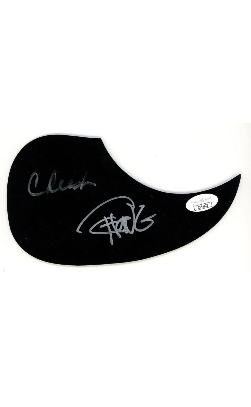 Cheech & Chong Signed Acoustic Guitar Pick Guard Adhesive Pickguard JSA, image 2