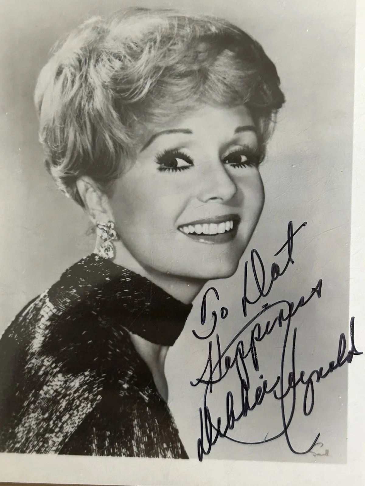 debbie reynolds autographed photo, image 4