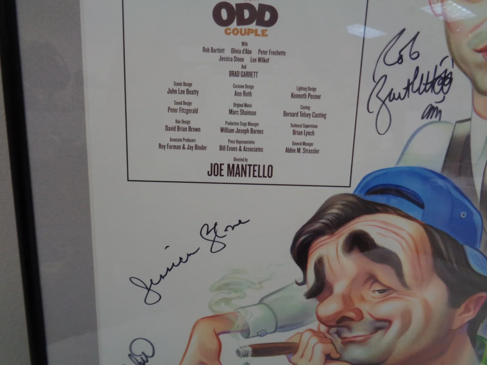 Nathan Lane, Matthew Broderick — Neil Simon's The Odd Couple signed poster Nathan Lane Matthew Broderick Broadway, image 5