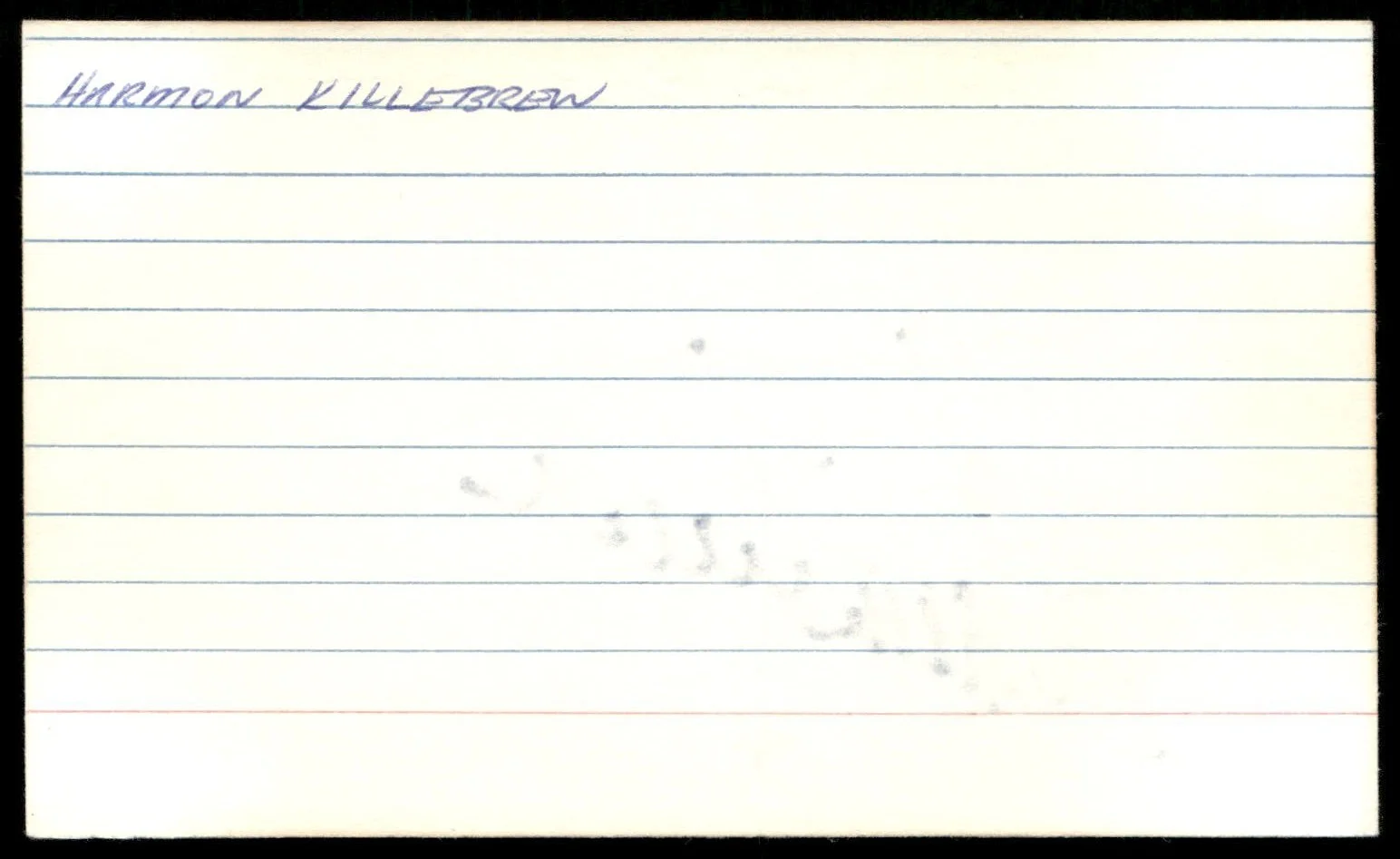 HOF'er Harmon Killebrew First 1st Day Cover Signed Auto -Rare Autograph, image 2