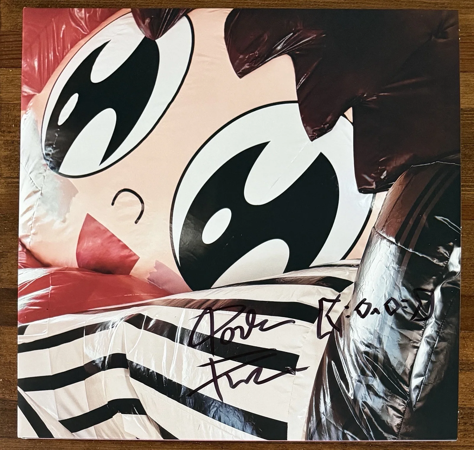Porter Robinson Autograph SIGNED Red VINYL LP COVER Smile Album BAS Beckett COA, изображение 3