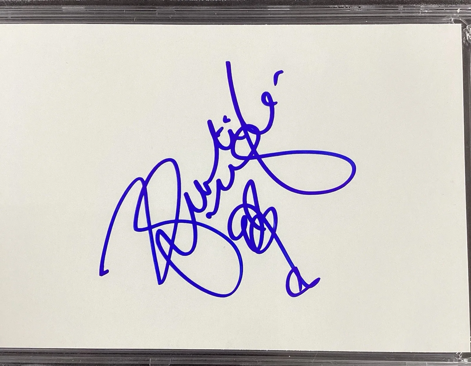 Zack Wylde Signed Index Card Ozzy Osbourne Lead Guitarist Autograph PSADNA GM 10, изображение 2