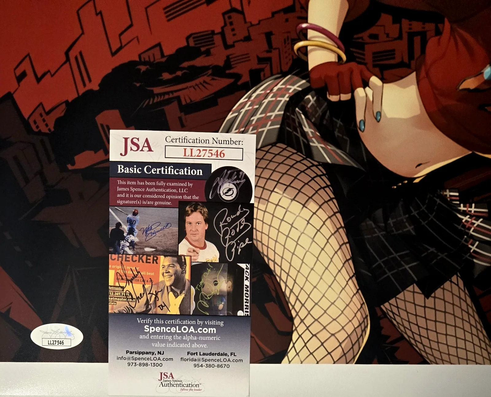 Erika Harlacher — Erika Harlacher Signed Photo Panther Ann Tamaki Persona Autograph JSA COA 546, изображение 2