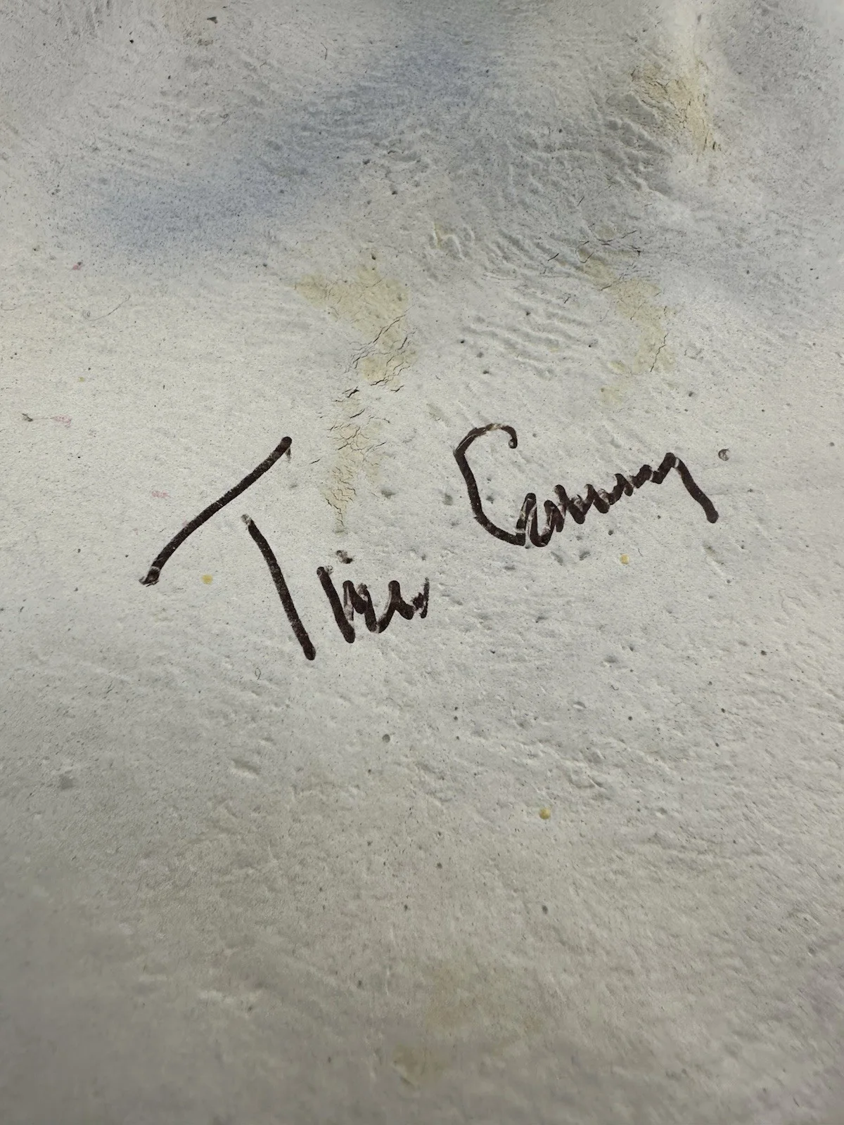 Tim Curry — Tim Curry Signed Pennywise Prop Replica Mask Stephen King It 1990 Horror CA COA, image 3