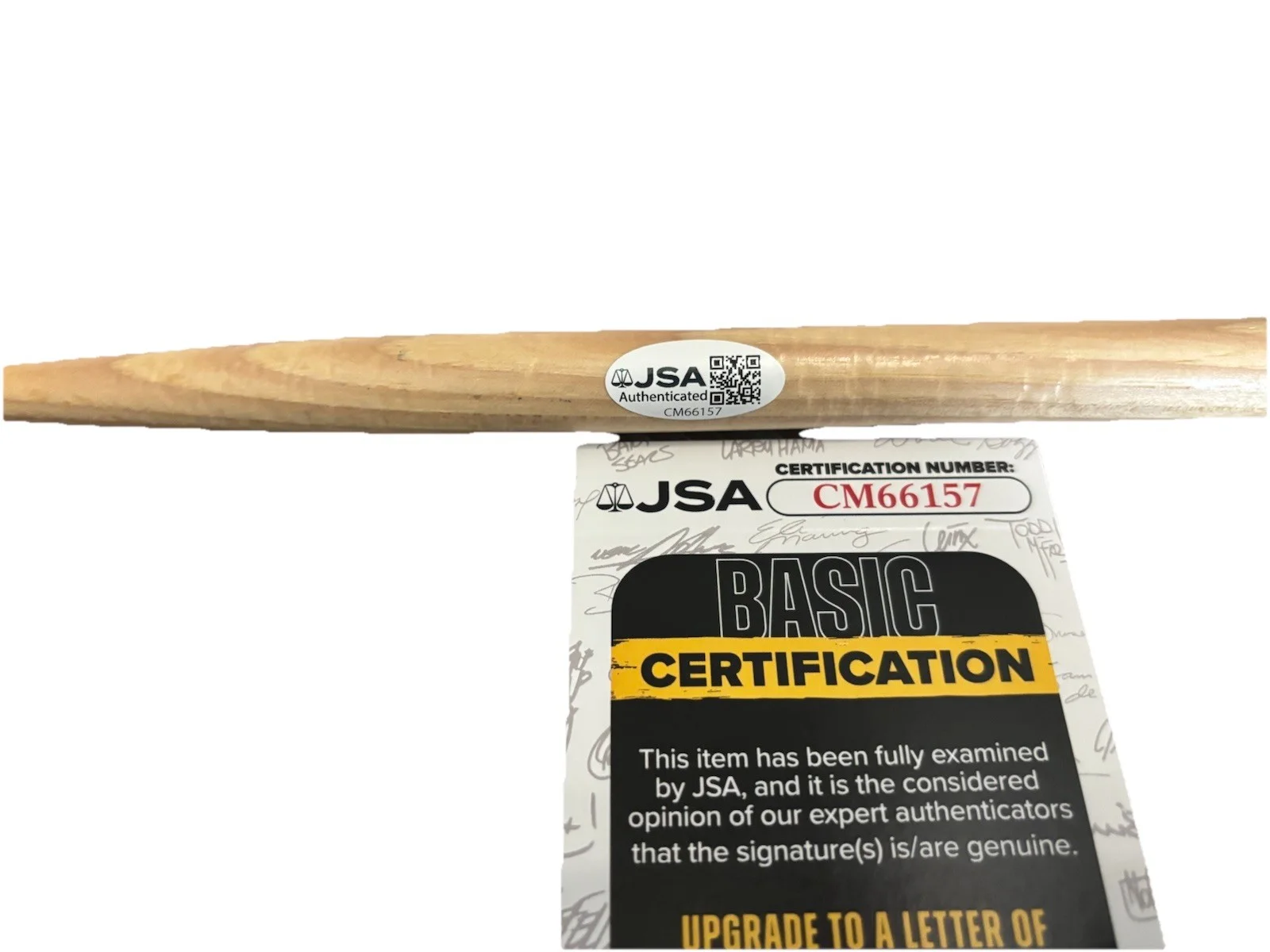 PAUL BOSTAPH SLAYER USED BLACK SABBATH SIGNED SIGNATURE DRUMSTICK JSA autograph, изображение 3