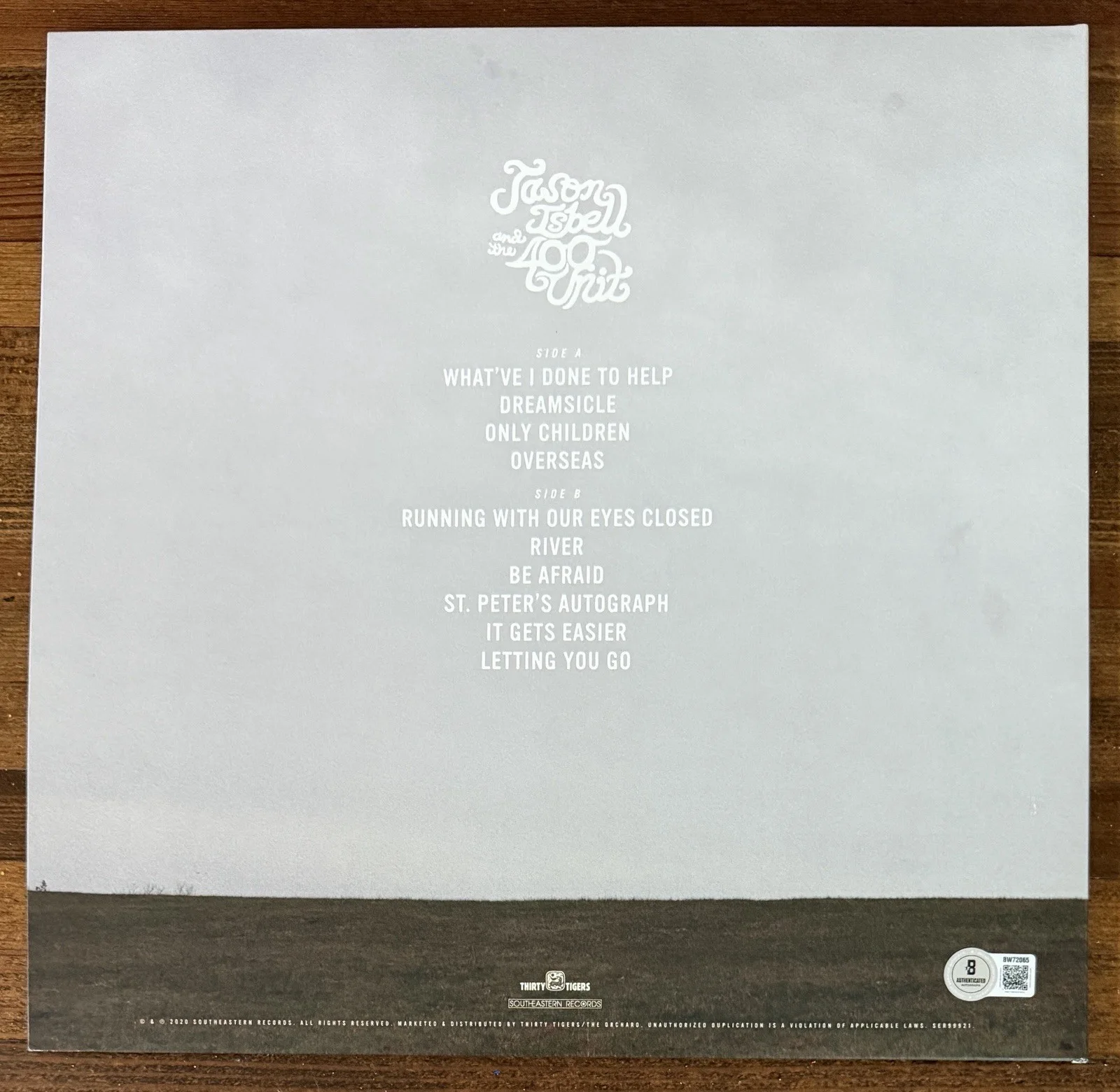 Jason Isbell SIGNED 400 Unit Reunions Black Vinyl LP Autograph BAS Beckett COA, image 4