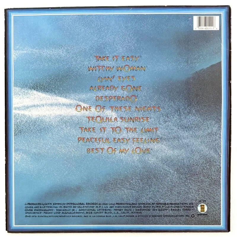 Don Felder, Glenn Frey, Bernie Leadon, JD Souther — Eagles Band Signed Autograph Greatest Hits Album - Don Felder Glenn Frey +2 JSA, изображение 2