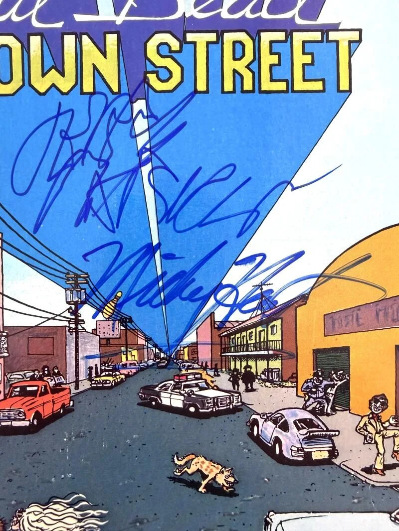 Jerry Garcia, Mickey Hart — Jerry Garcia & Mickey Hart Signed Autograph Album Record Shakedown Street w/ JSA, изображение 3