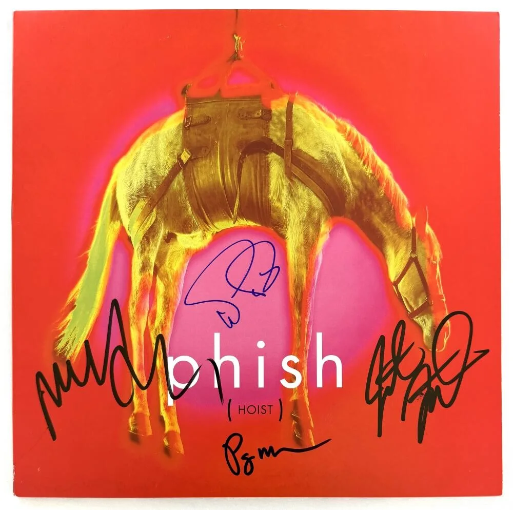 Trey Anastasio, Jon Fishman, Mike Gordon, Page McConnell — Phish Band Signed Autograph Hoist Album Record - Jon Fishman Trey Mike Page JSA