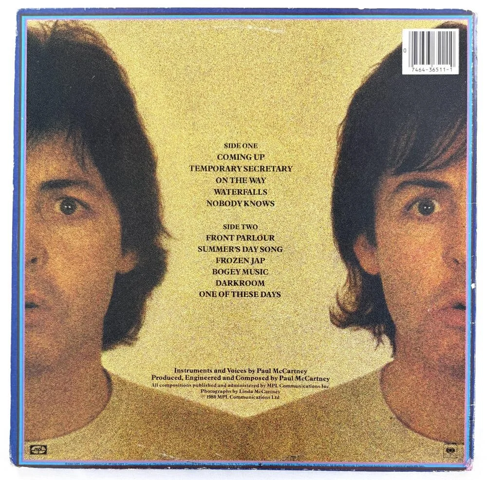 Paul McCartney — Paul McCartney The Beatles Signed Autograph II Album Vinyl Record LP w/ JSA COA, изображение 2