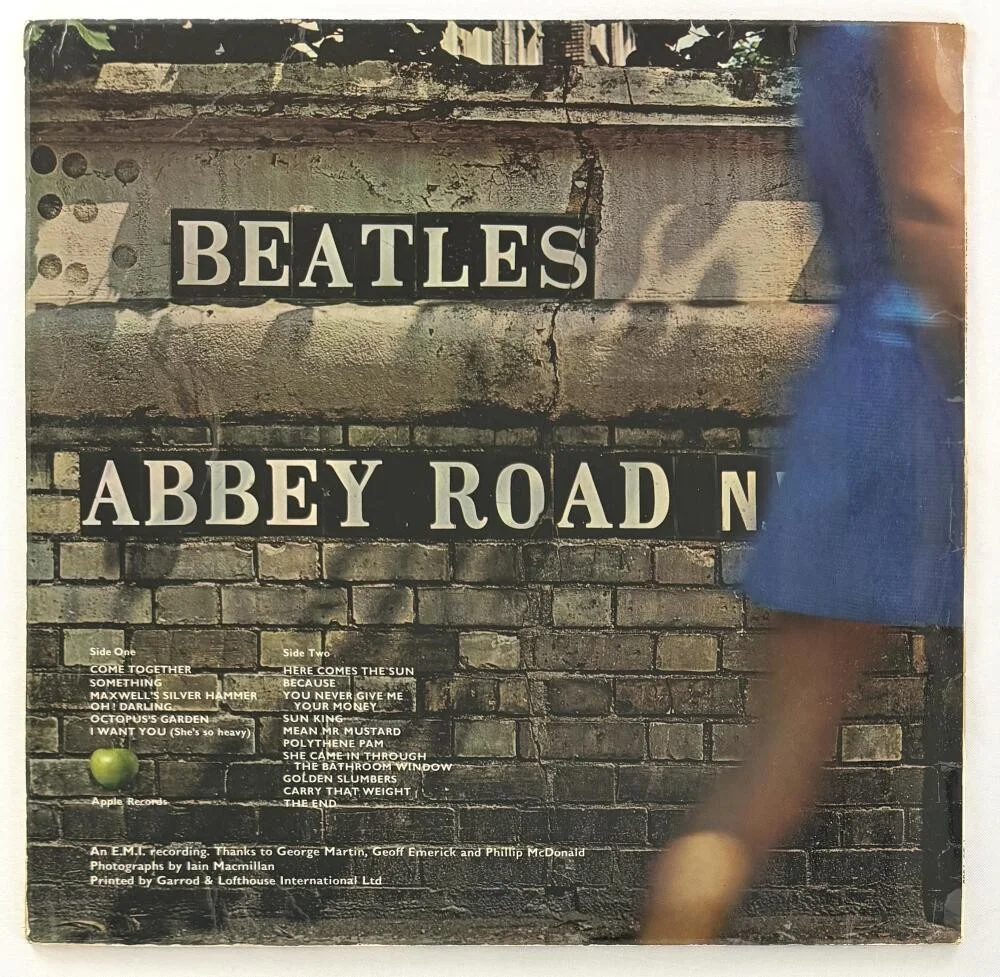 George Harrison — George Harrison The Beatles Signed Autograph Album Record - Abbey Road JSA COA, image 2