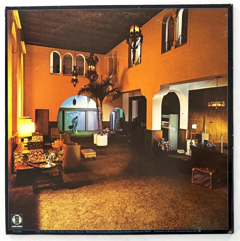 Don Felder, Glenn Frey, Don Henley, Randy Meisner, Joe Walsh — Eagles Signed Autograph Hotel California Album Don Henley Frey Walsh +2 JSA COA, image 2