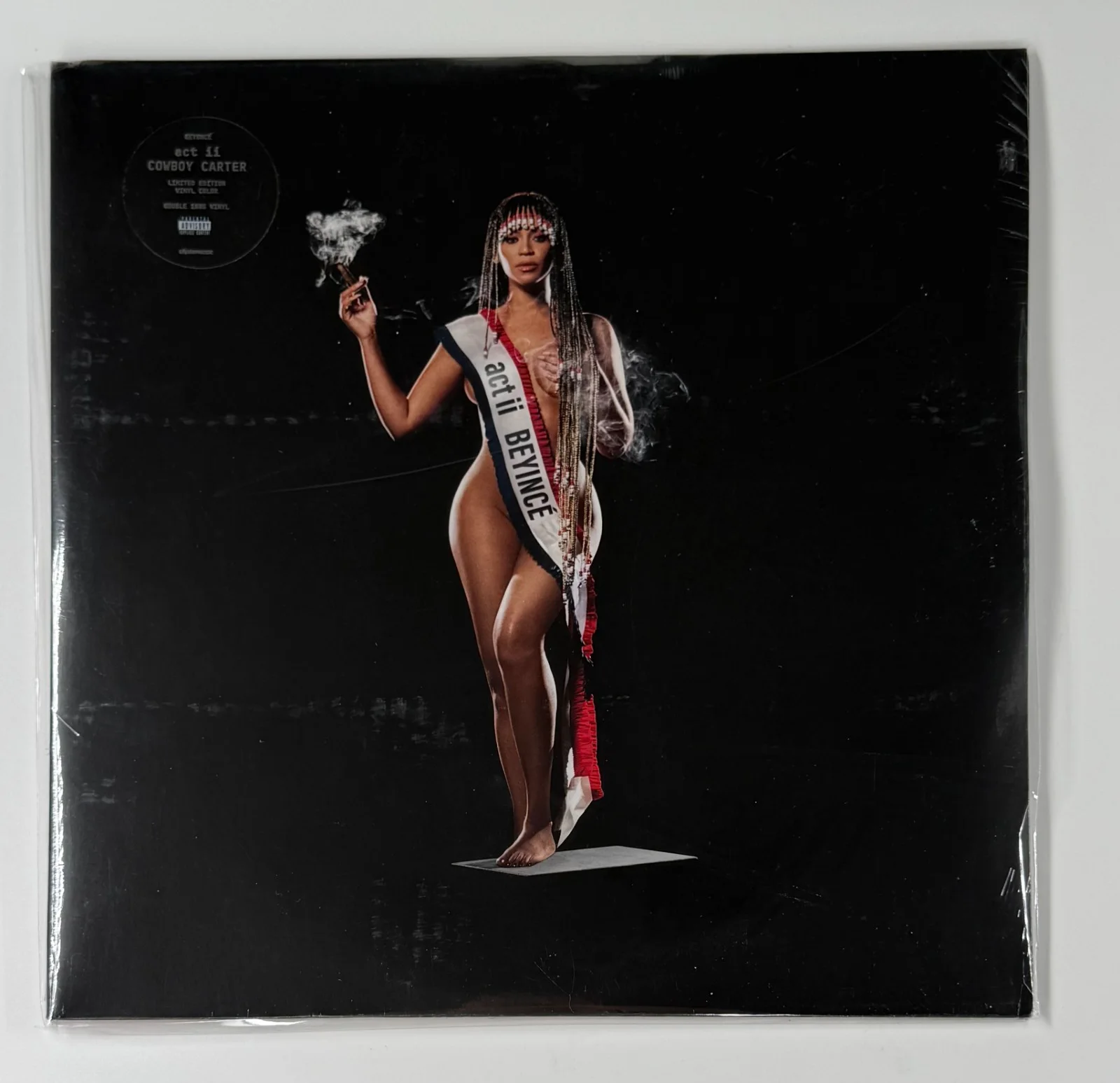 BEYONCE SIGNED COWBOY CARTER VINYL ALBUM INSERT BAS BECKETT AUTHENTICATED, image 3
