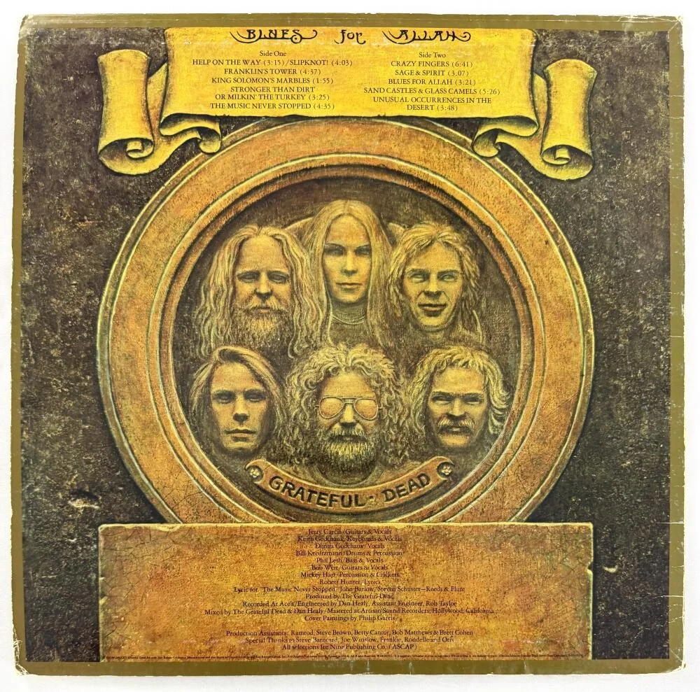 Mickey Hart, Robert Hunter, Bill Kreutzmann, Bob Weir — Grateful Dead Signed Autograph Album Record Bob Weir Robert Hunter +2 w/ JSA COA, image 2