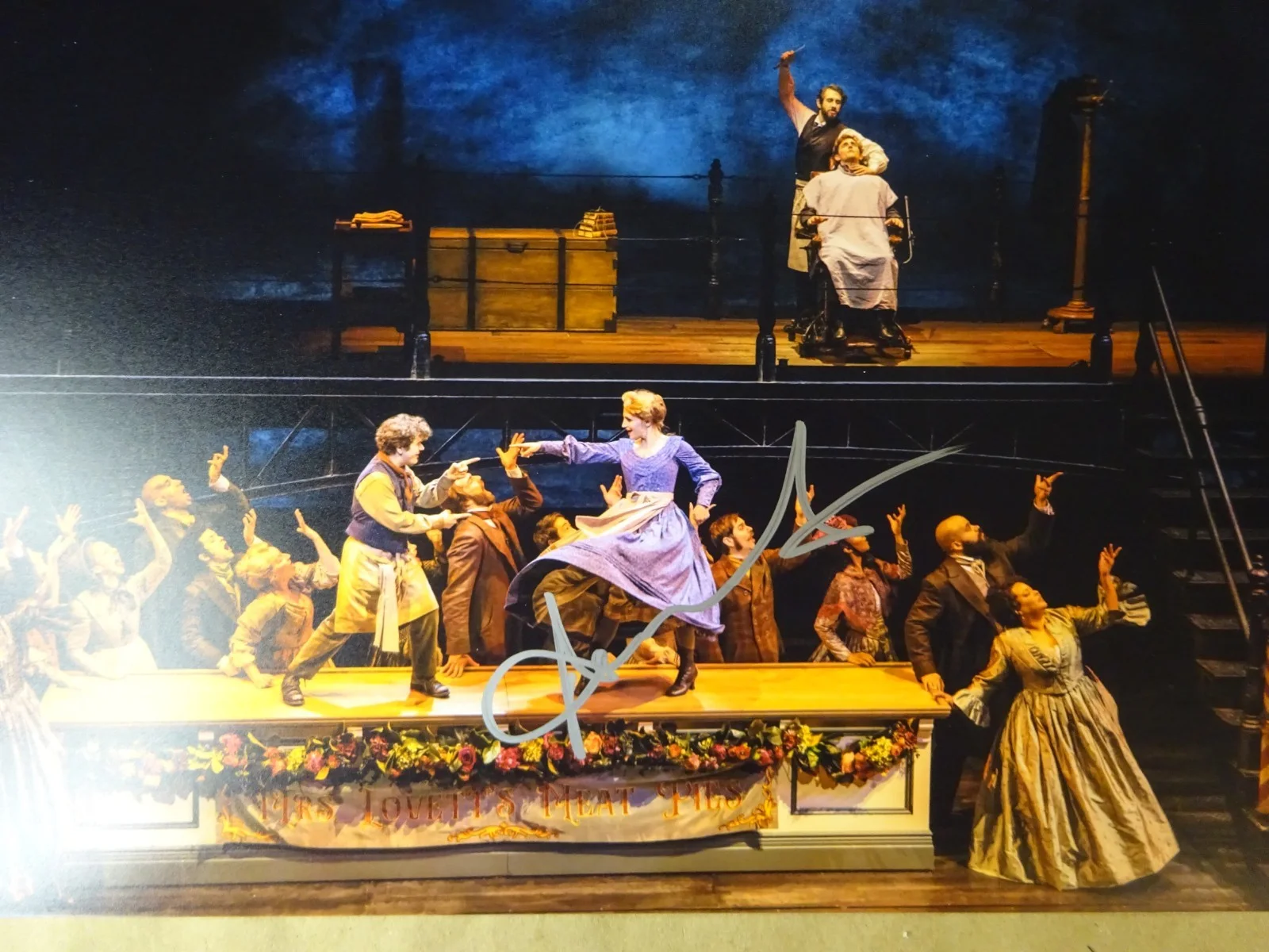 Annaleigh Ashford — Autographed Sweeney Todd 12"x18" Photo Signed Annaleigh Ashford Beckett BAS COA, изображение 3