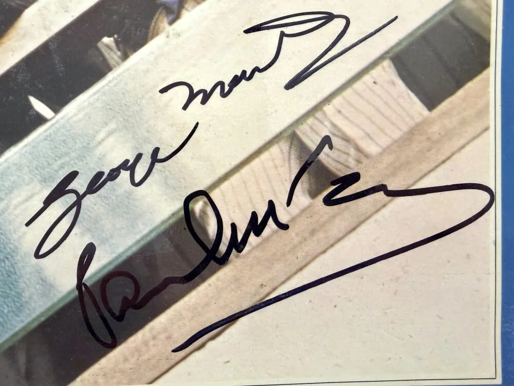 George Martin, Paul McCartney — Paul McCartney & George Martin Signed Autograph Beatles Album Record LP PSA COA, image 3