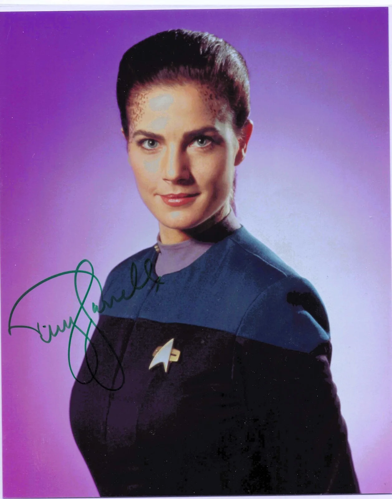 Terry Farrell, Nana Visitor — Terry Farrell & Nana Visitor 2 pics SIGNED "IN PERSON" 8x10 STAR TREK, изображение 2