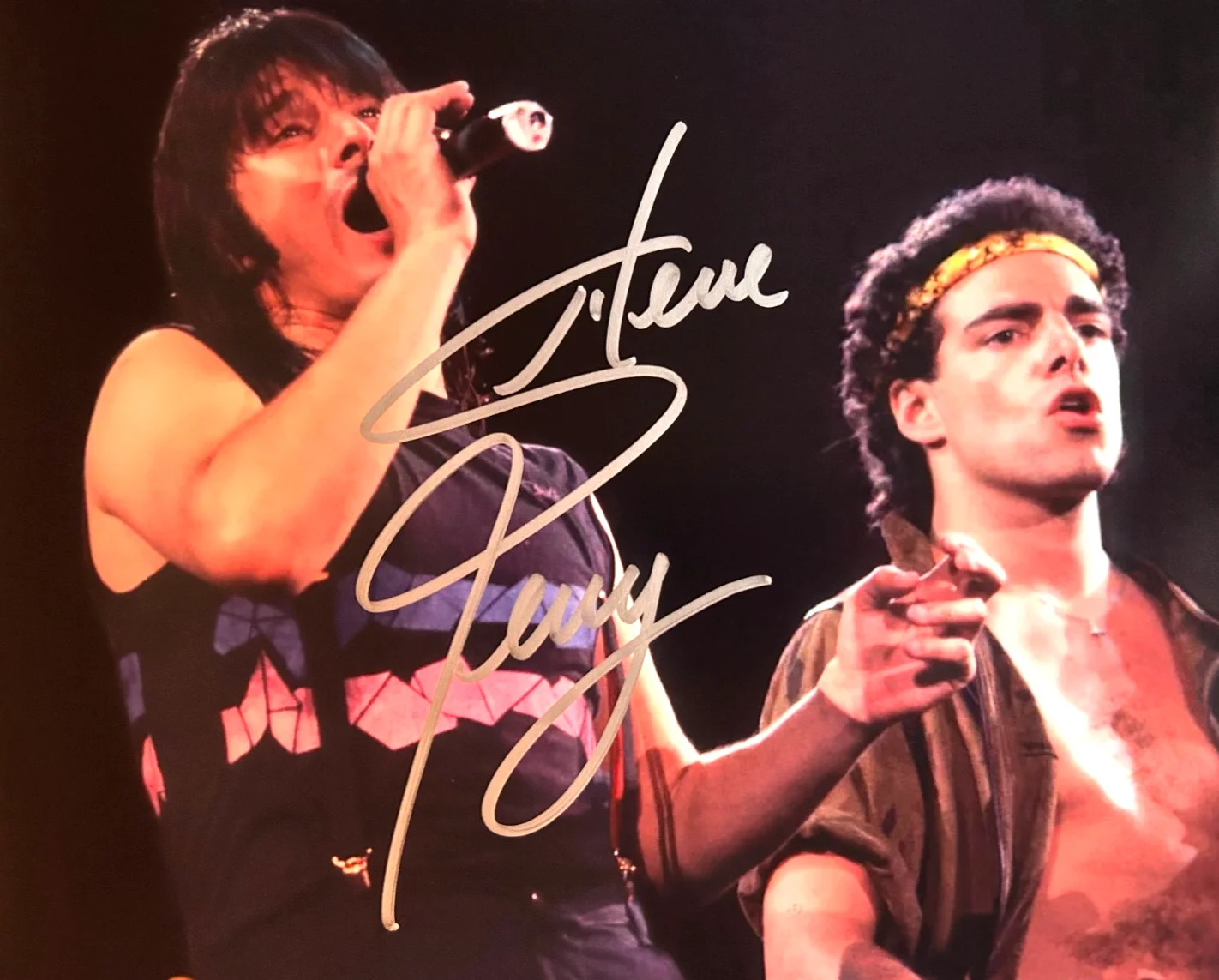 STEVE PERRY Signed (JOURNEY) 8x10" Authentic Autograph GENUINE w/COA, image 4
