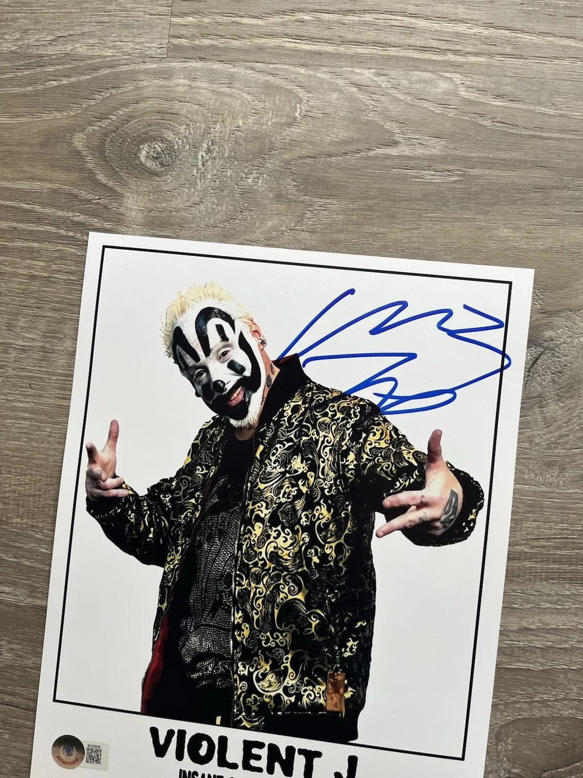 Violent J Signed ICP 8x10 Photo Beckett COA Insane Clown Posse Juggalo, изображение 5