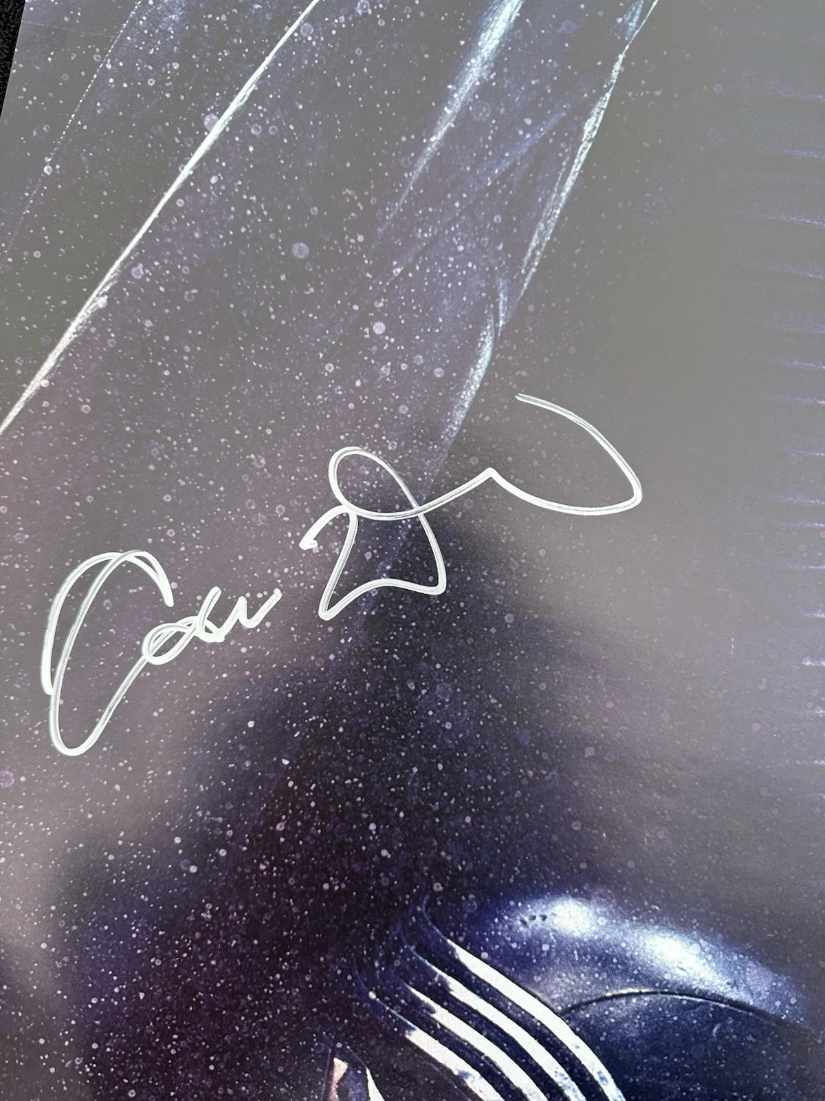 Adam Driver — Adam Driver Autographed Star Wars The Last Jedi Kylo Ren 22×34 Poster CA COA, image 2