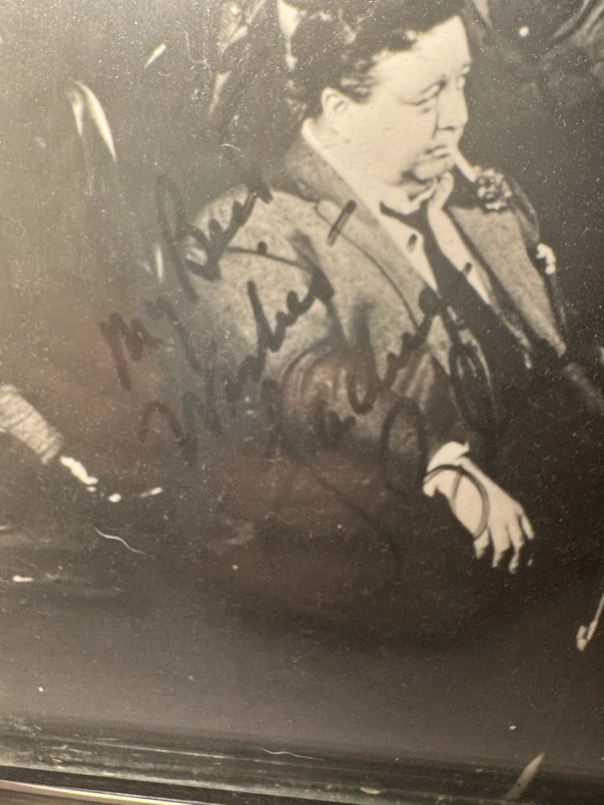 Paul Newman & Jackie Gleason “The Hustler” Framed Photo – w/ Printed Signatures, изображение 4