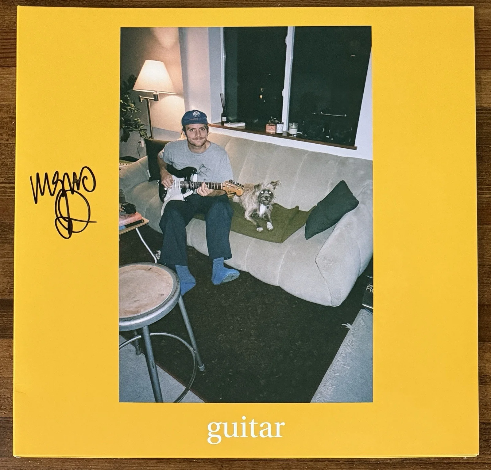 Mac DeMarco SIGNED Guitar Orange Vinyl LP Album Cover Autograph BAS Beckett COA, изображение 3