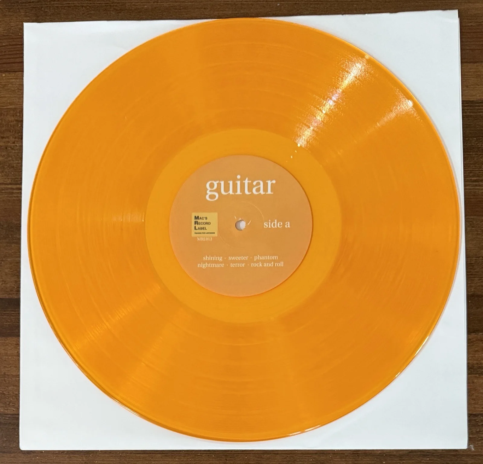 Mac DeMarco Signed Guitar Orange Vinyl LP Jacket Cover Autograph BAS Beckett COA, image 2