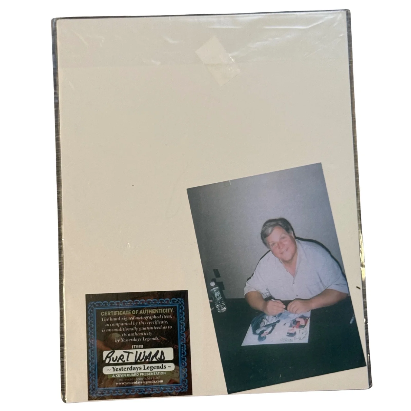 Burt Ward — Burt Ward Signed 8x10 Photo as Robin Batman TV Show COA Yesterdays Legends, изображение 5