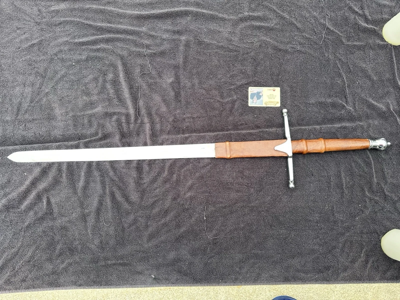 Mel Gibson — Mel Gibson Autographed Braveheart William Wallace Stainless Steel Sword & Sheath, image 5