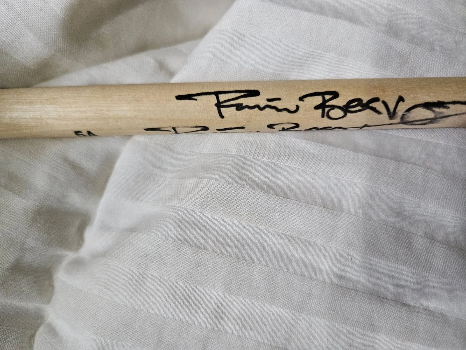 Beatles original drummer Pete Best autographed wooden drum stick JSA certified, изображение 2