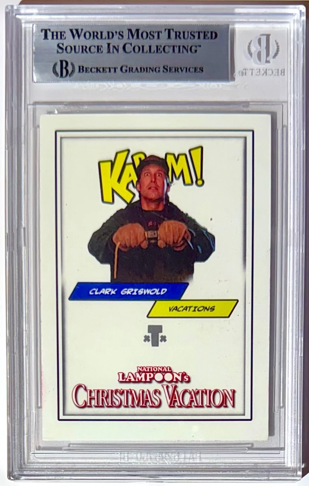 Chevy Chase — Custom Chevy Chase Kaboom! Auto BGS BAS Authentic Clark Griswold Autograph RARE, image 2