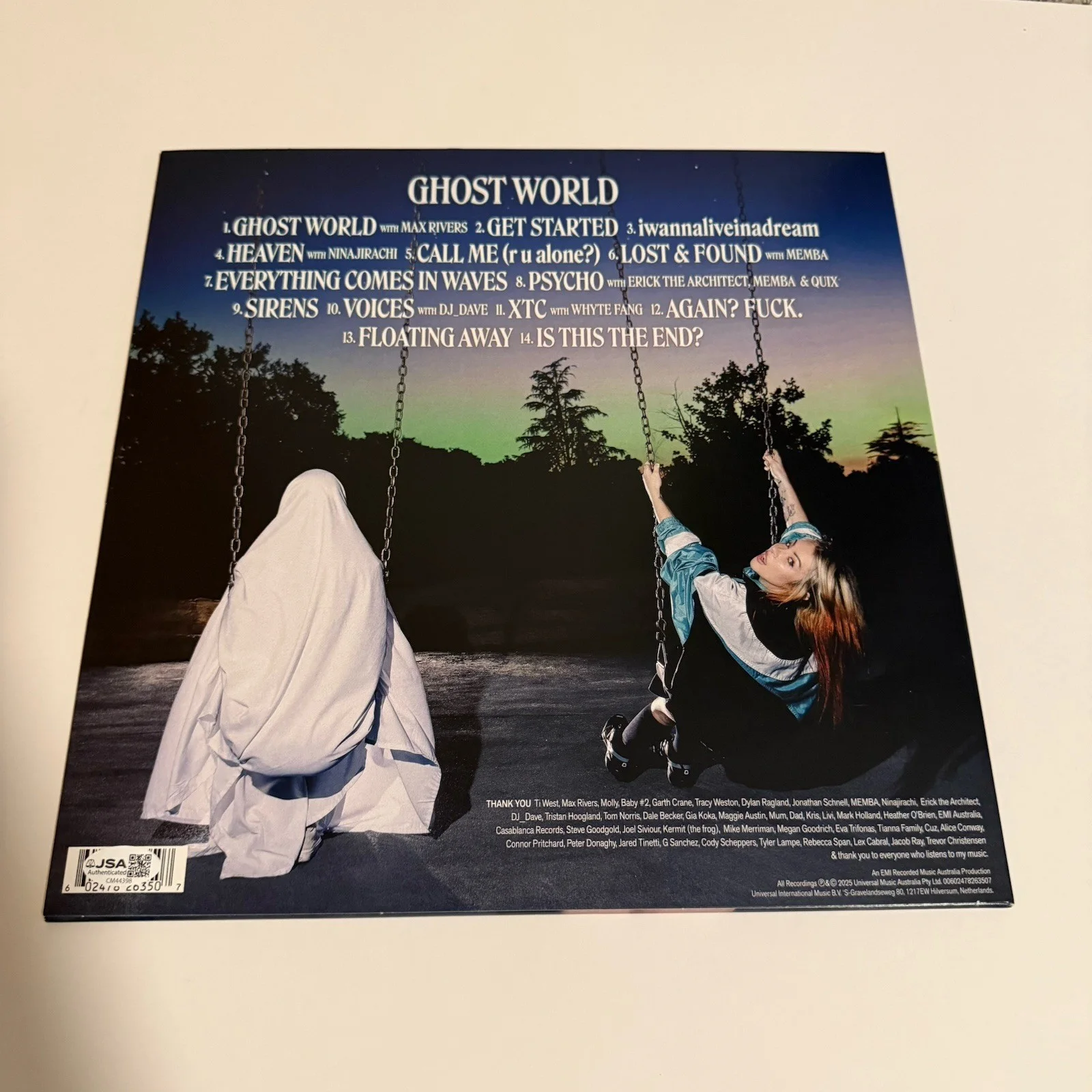 ALISON WONDERLAND SIGNED GHOST WORLD VINYL RECORD EDM PRODUCER JSA COA, изображение 4