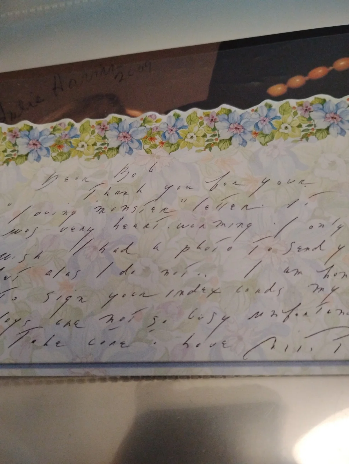 Nita Talbot — Hogans Heroes Actress Nita Talbot Autographed Note