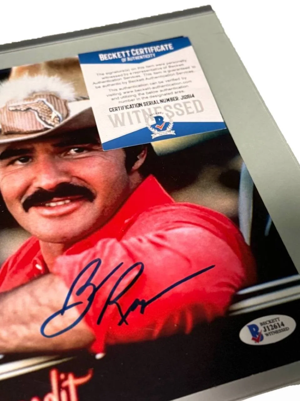 Signed Photo 8x10 Burton Reynolds Autographed Beckett COA, изображение 3