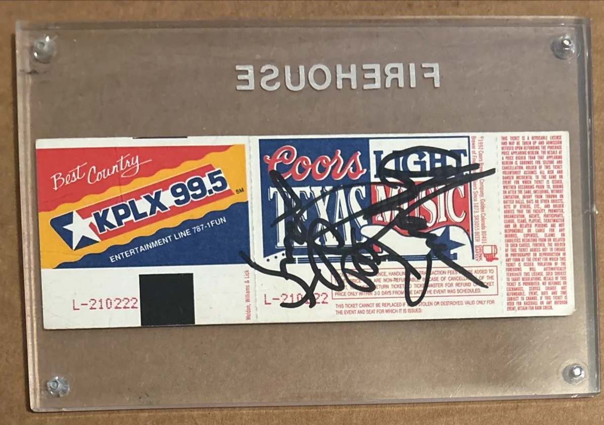 Firehouse Signed Concert Ticket 10-14-1992 Dallas TX All 4 Members, image 3