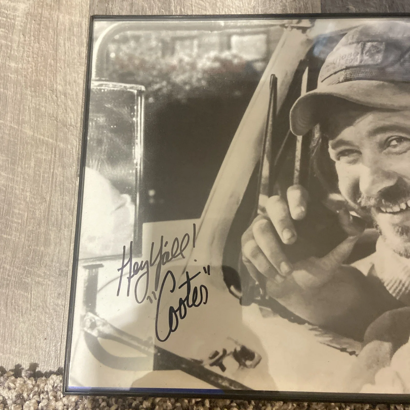 Ben Jones “Cooter” Signed Framed Photo 8X10 The Dukes of Hazzard Autograph, изображение 3
