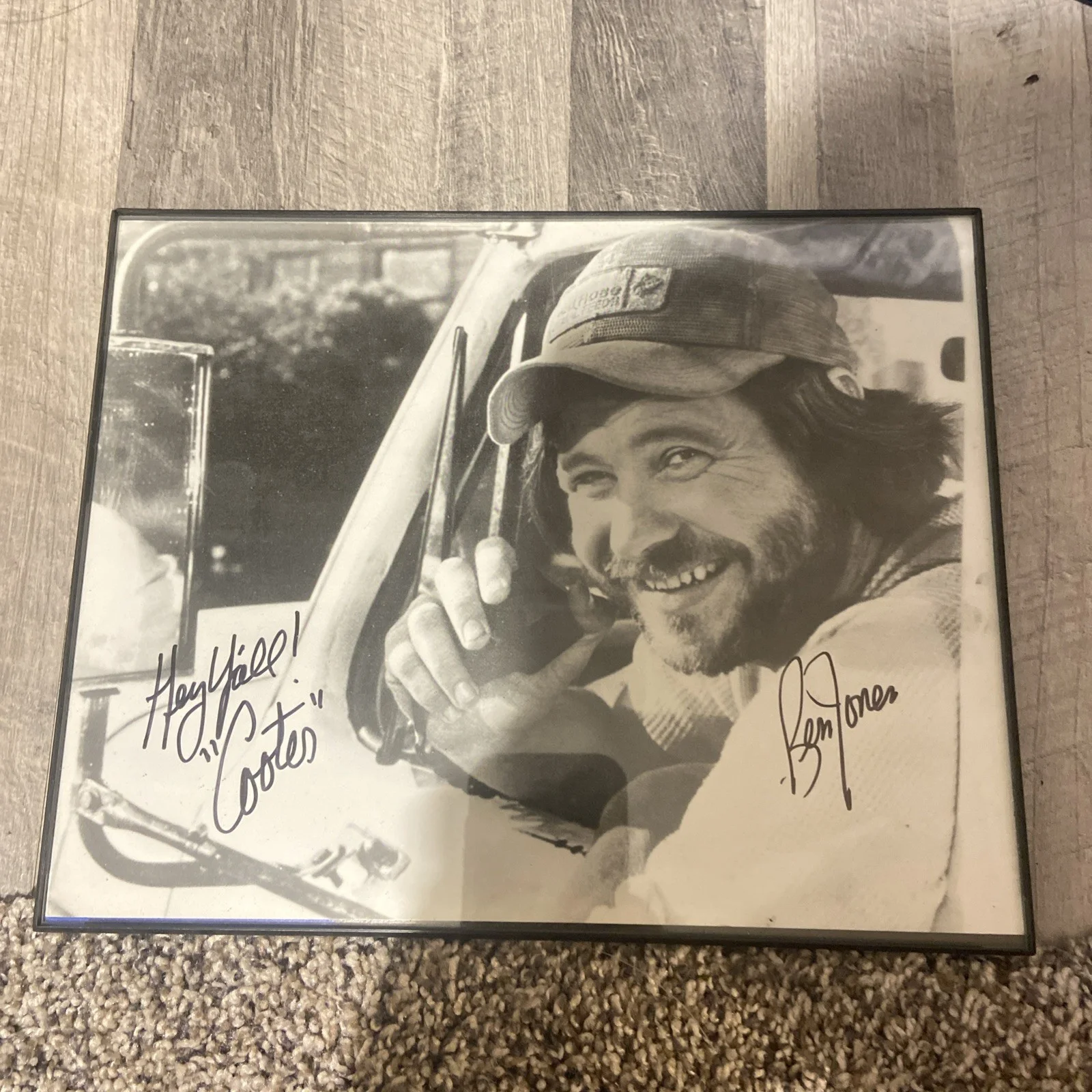 Ben Jones “Cooter” Signed Framed Photo 8X10 The Dukes of Hazzard Autograph, изображение 4