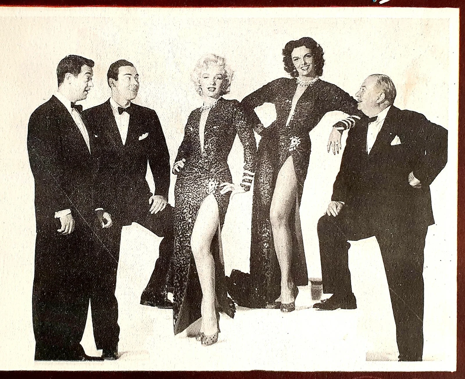 GENTLEMEN PREFER BLONDES VINTAGE ORIGINAL 1953 MEXICAN LOBBY CARD MONROE RUSSELL, изображение 4