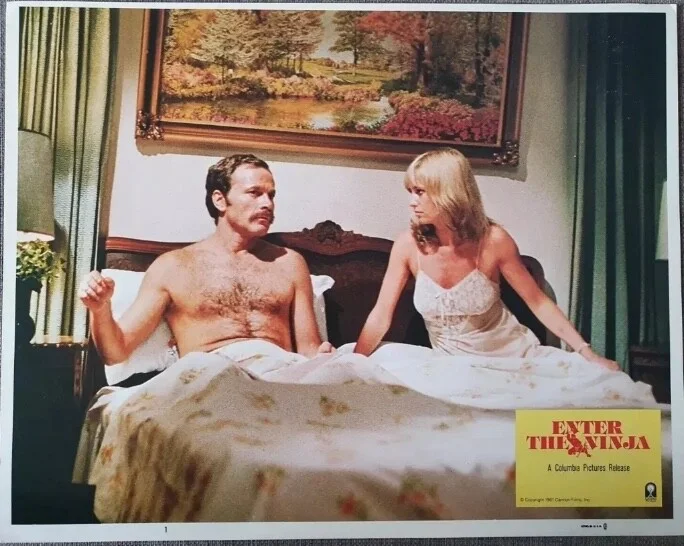 VINTAGE LOBBY CARDS ENTER NINJA / DEAF SMITH 11"x14" FRANCO NERO, PAMELA TIFFIN, изображение 2