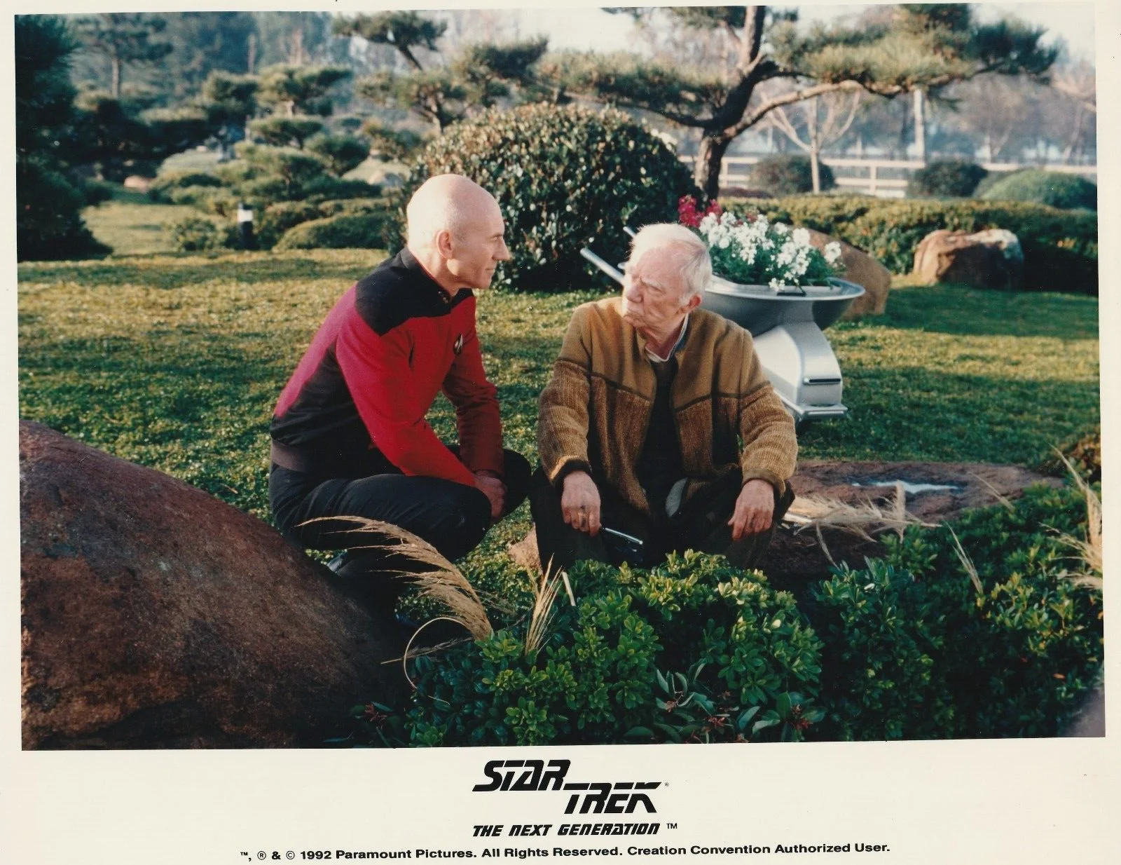 Leonard Nimoy — Star Trek OS search For Spock 8x10 Signed By Robin Curtis NO COA and 8x10 Pacard, image 2