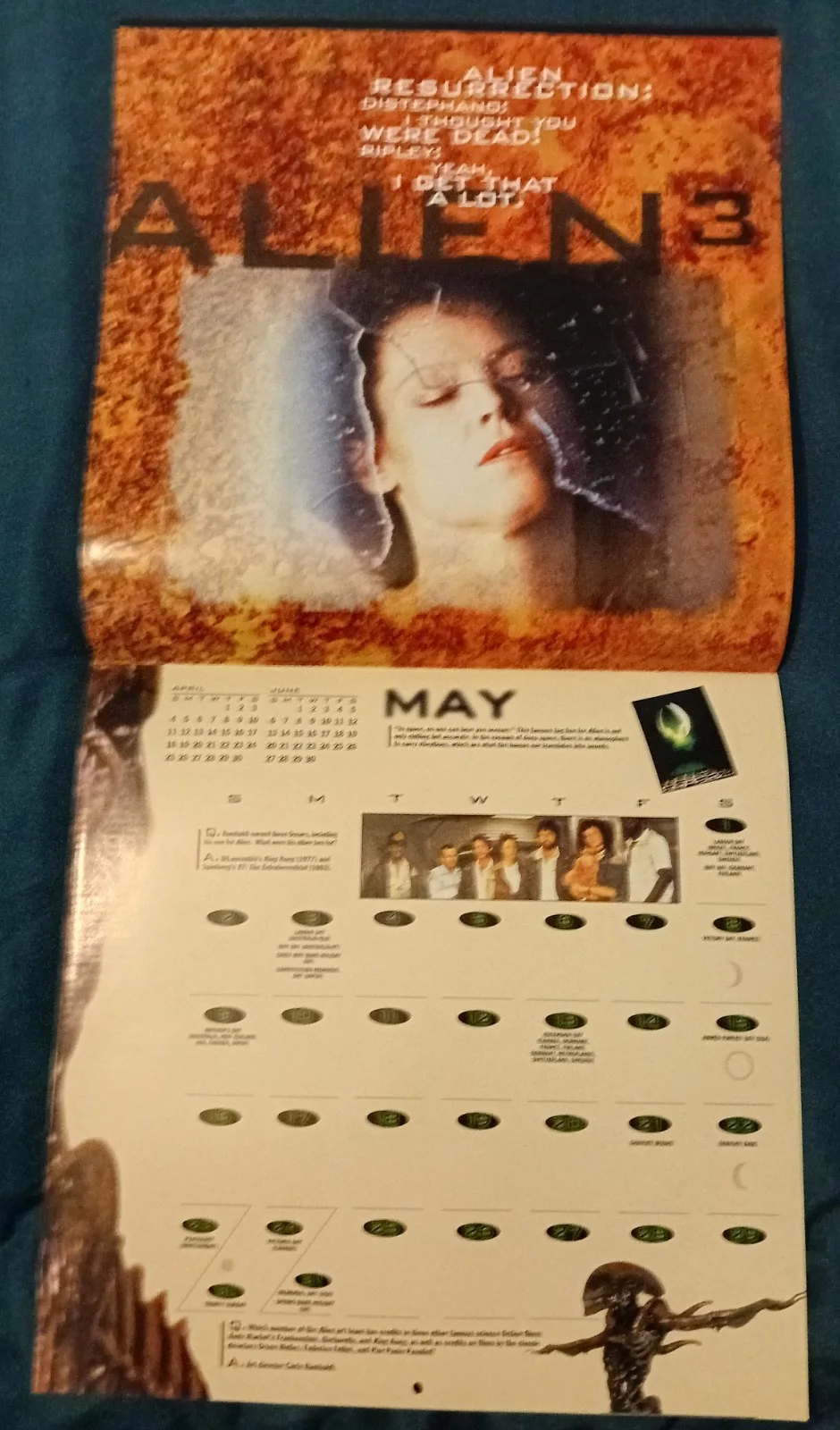 4 ORIGINAL MOVIE CALENDARS, image 3
