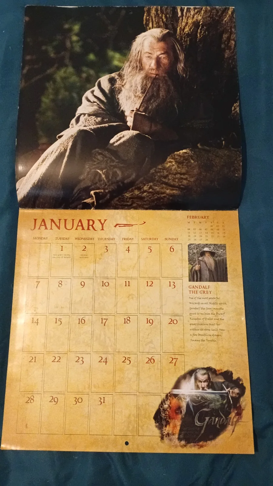4 ORIGINAL MOVIE CALENDARS, image 5