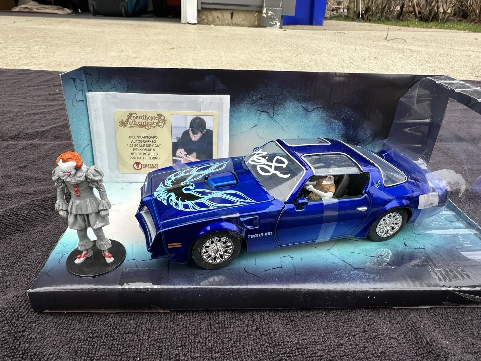 Bill Skarsgard — Bill Skarsgard Signed Autographed Pontiac Firebird Diecast Celebrity Authentics