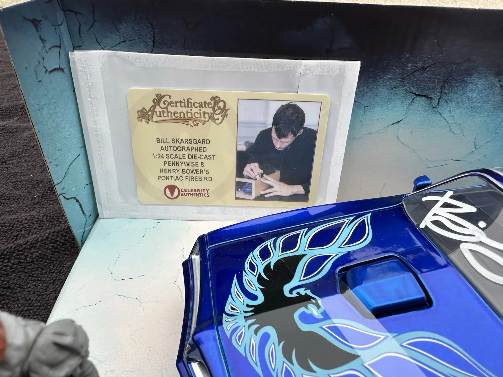 Bill Skarsgard — Bill Skarsgard Signed Autographed Pontiac Firebird Diecast Celebrity Authentics, изображение 2