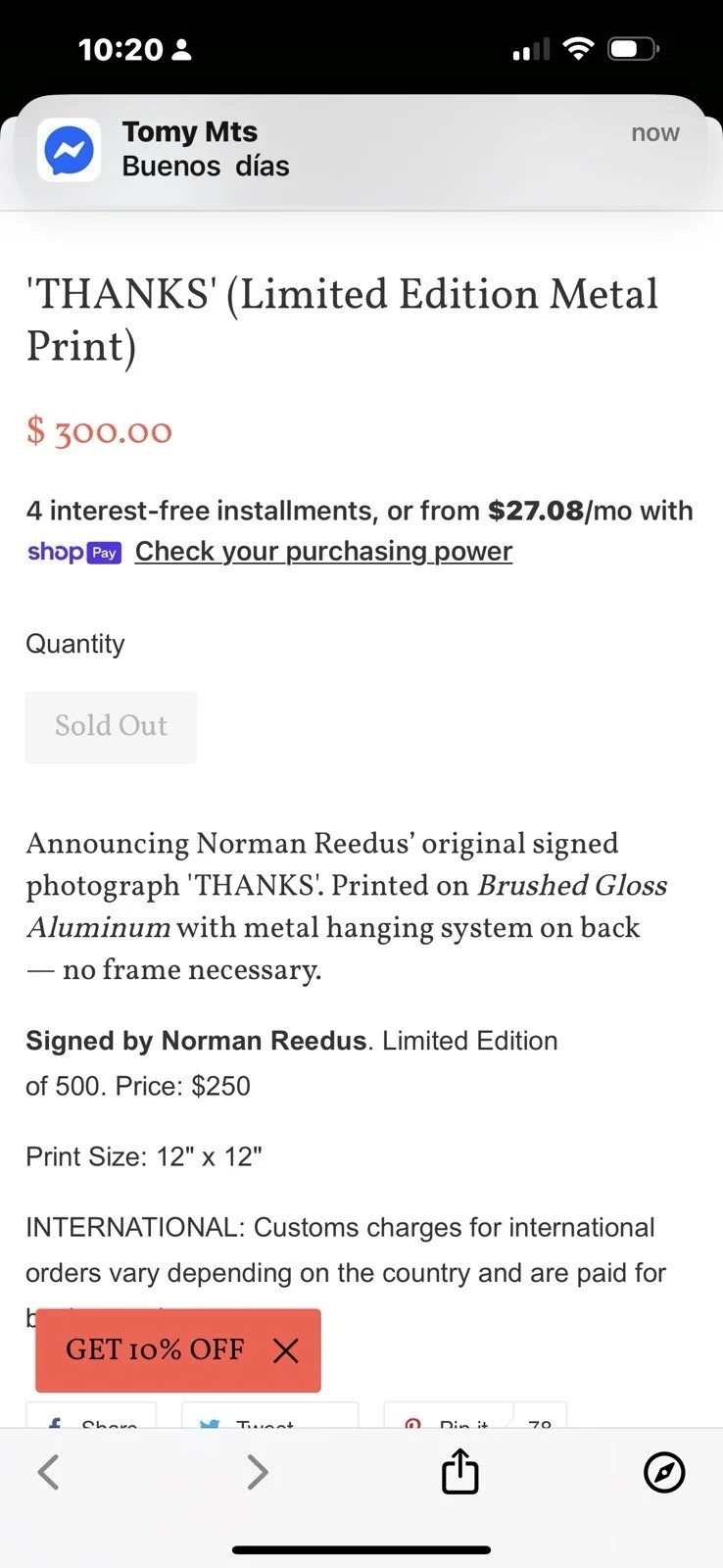 Norman Reedus — Norman Reedus AUTOGRAPHED The Walking Dead Metal Poster TWD JSA Certified Art TV, изображение 4