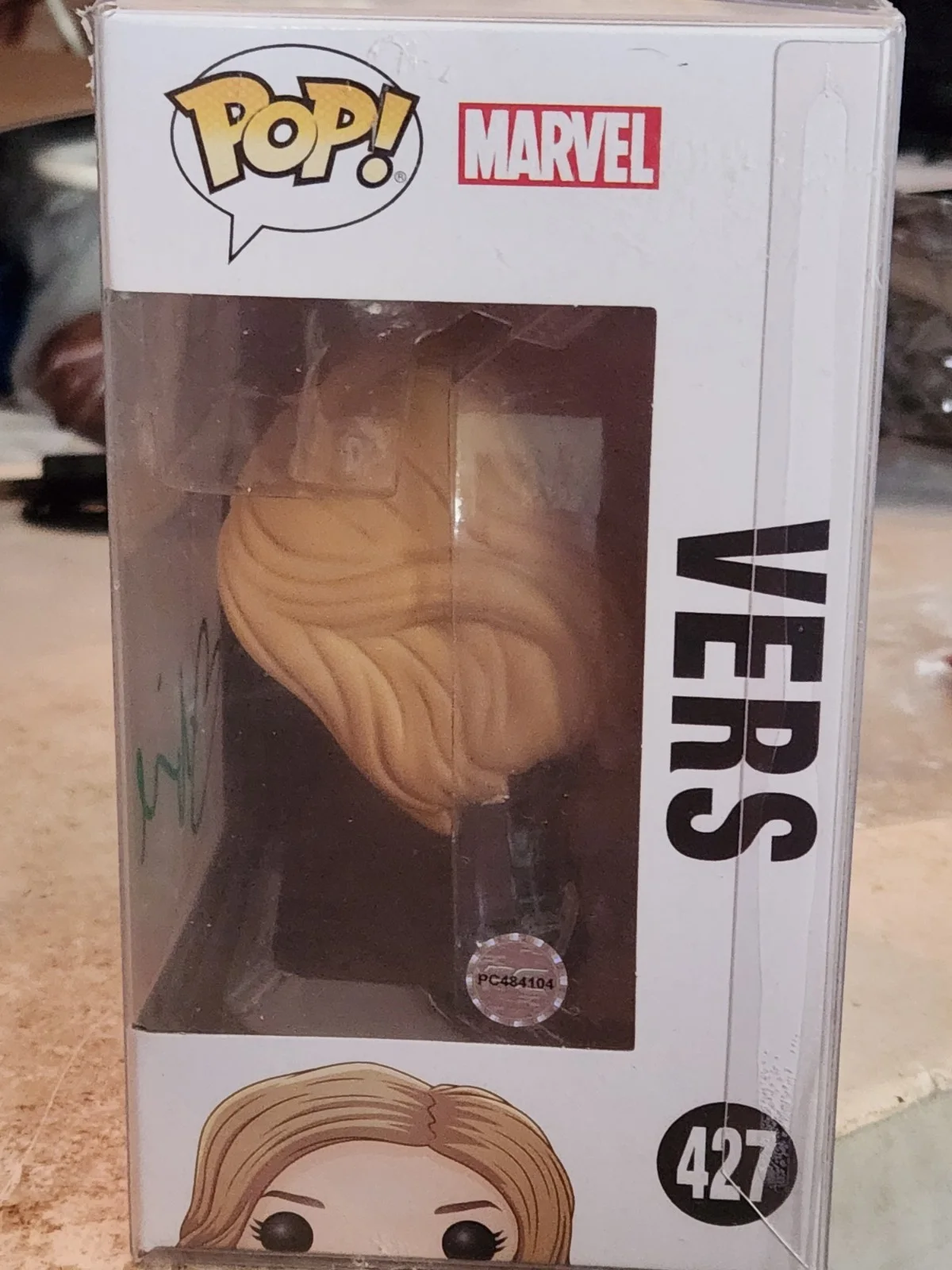 Brie Larson — Brie Larson Autographed Captain Marvel (Vers) Funko Pop With..., image 2