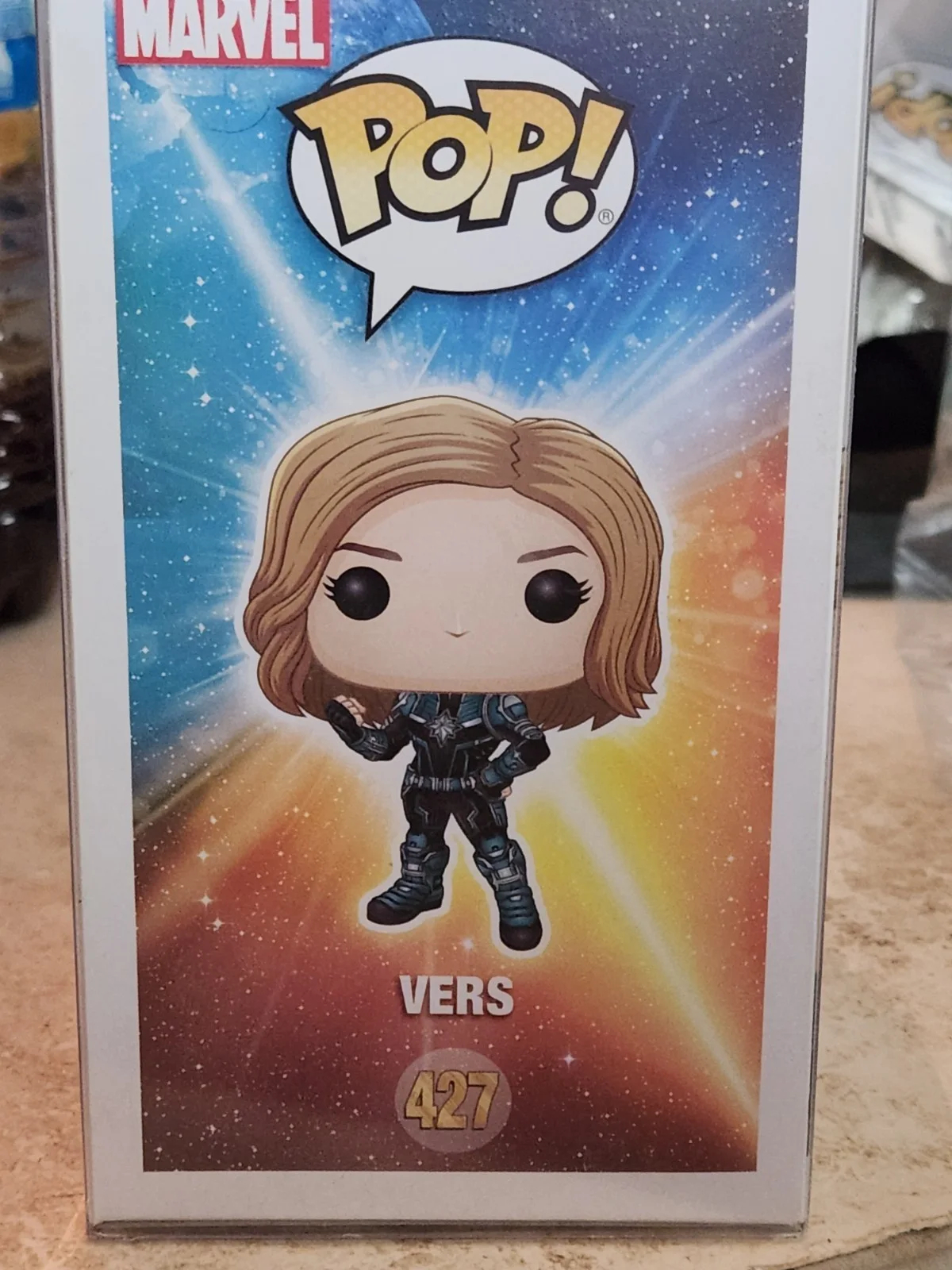 Brie Larson — Brie Larson Autographed Captain Marvel (Vers) Funko Pop With..., image 4