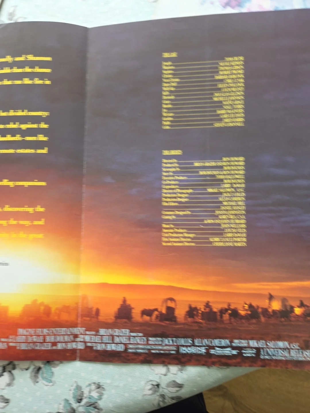 FAR and AWAY Royal Charity Prem Souv Brochure ,Poster And Book And Cast List, изображение 4
