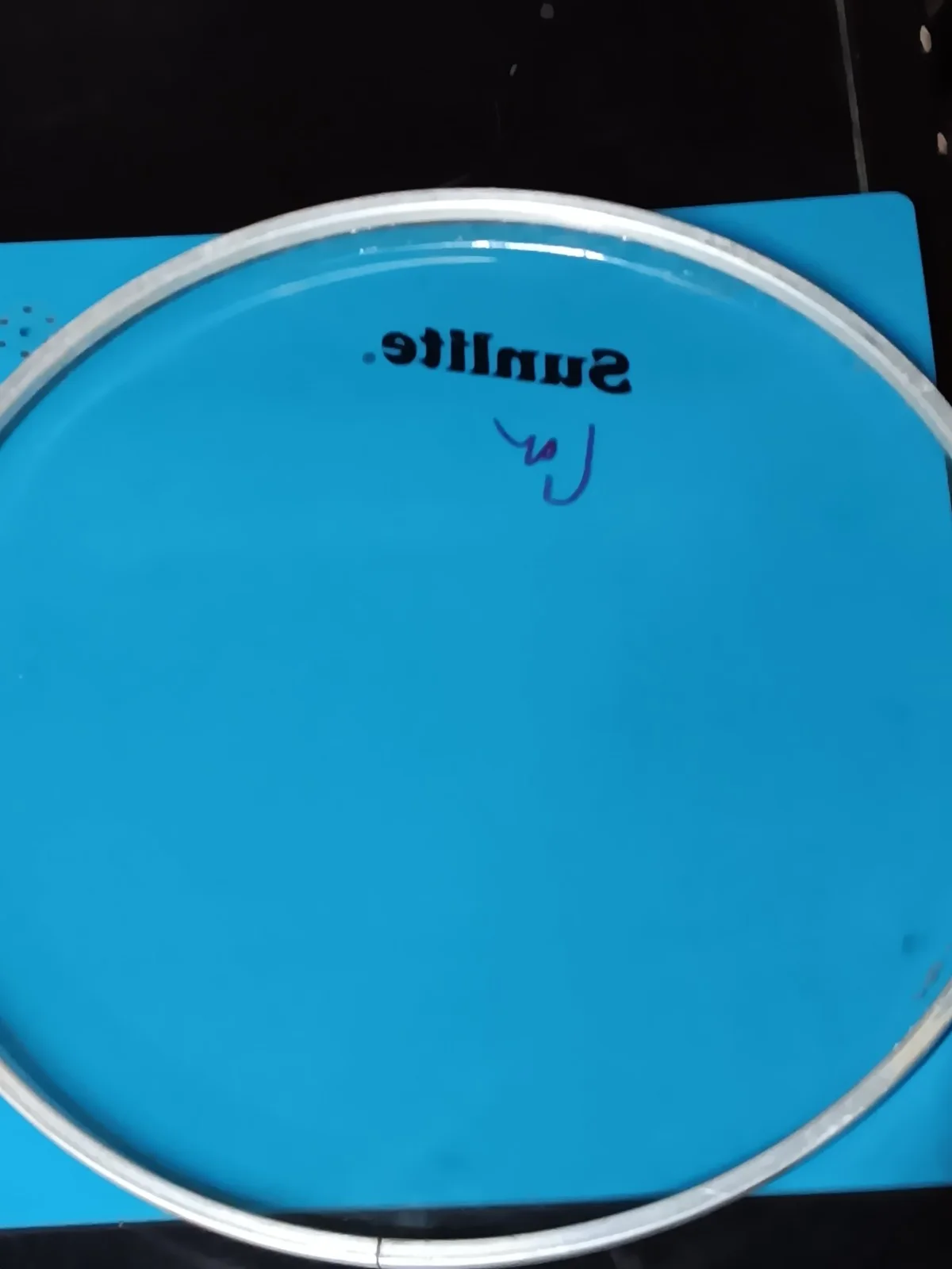 Sunlite Drumhead Lars Ulrich Autographed Original Signed Music Collectible, image 4