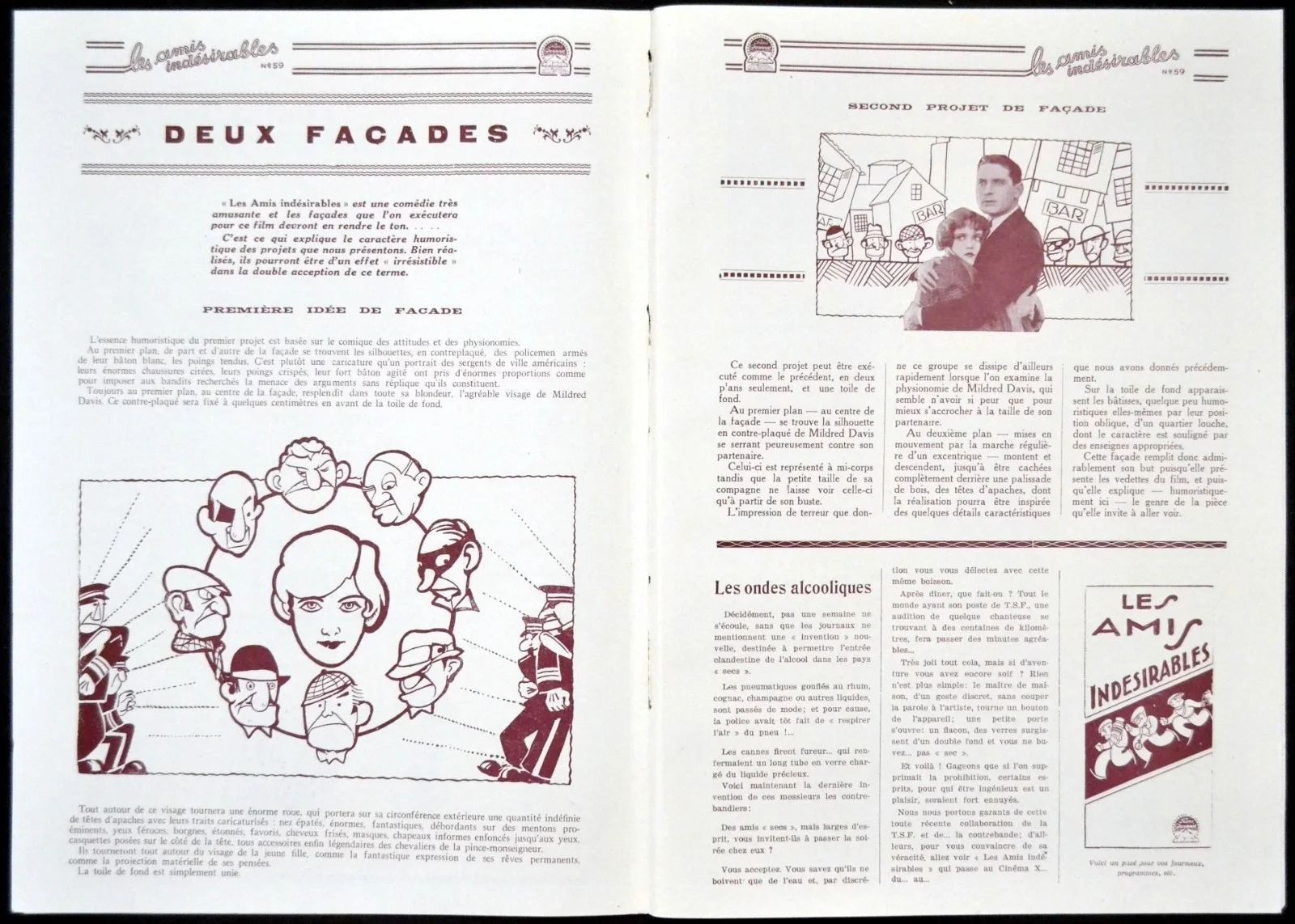 TOO MANY CROOKS 1928 Mildred Davis Lloyd Hughes George Bancroft FRENCH PRESSBOOK, image 3